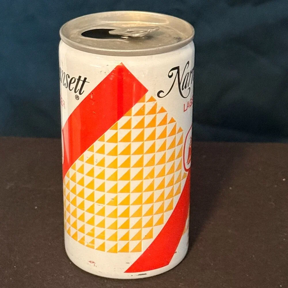 Narragansett Lager vintage beer can